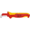 Knipex 98 55 Kabelmantelmesser, Metallic Rot / Gelb
