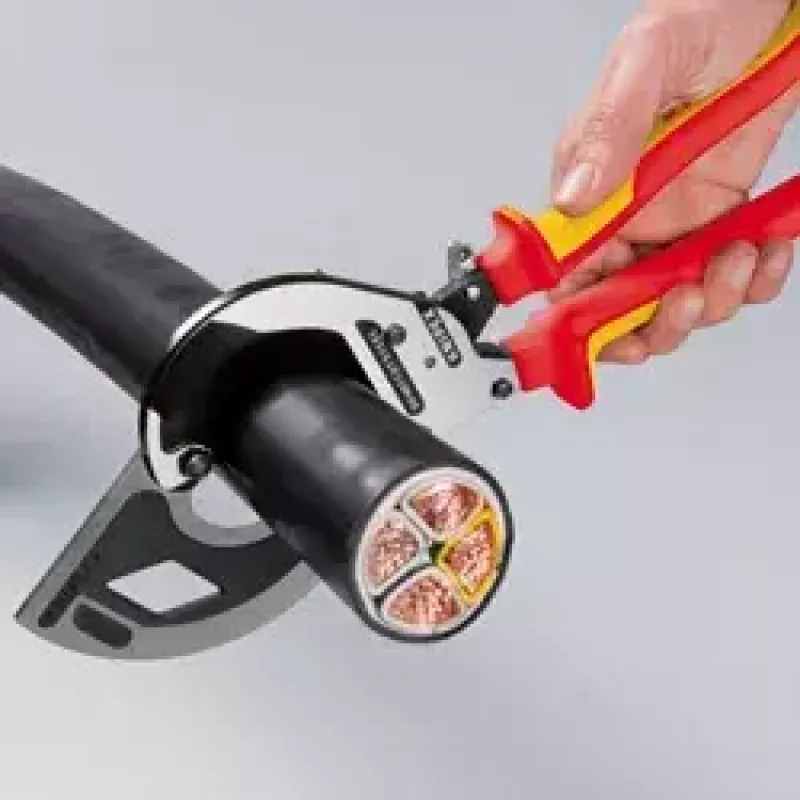 Knipex 95 36 320 Kabelschneider, 320 mm, schwarz atramentiert
