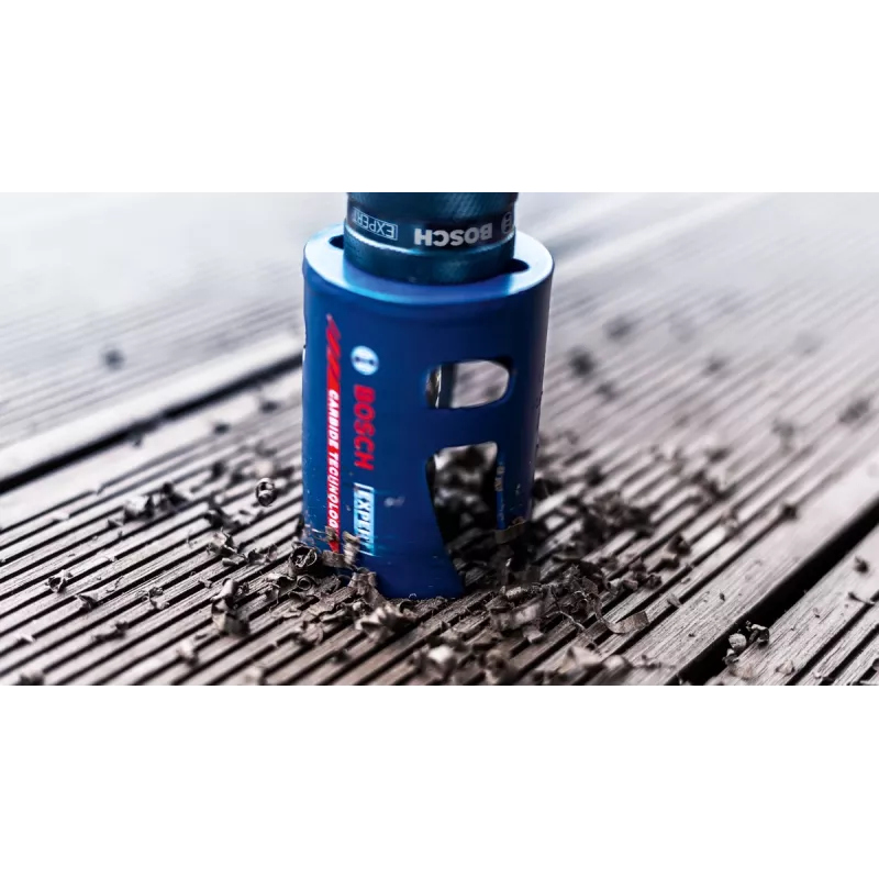 Bosch Expert 2 608 900 470 Construction Material Lochsäge, 68 mm, für Ziegelsteine, Spanplatte, Weichholz, glasfaserverstärkten Kunststoff, weiche Fliesen