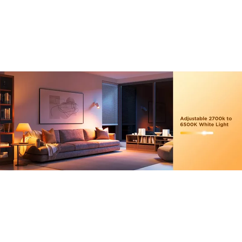 Govee H600D RGBWW Smart-LED-Lampe GU10, 4,8 W, WLAN/Bluetooth (2 Stück)