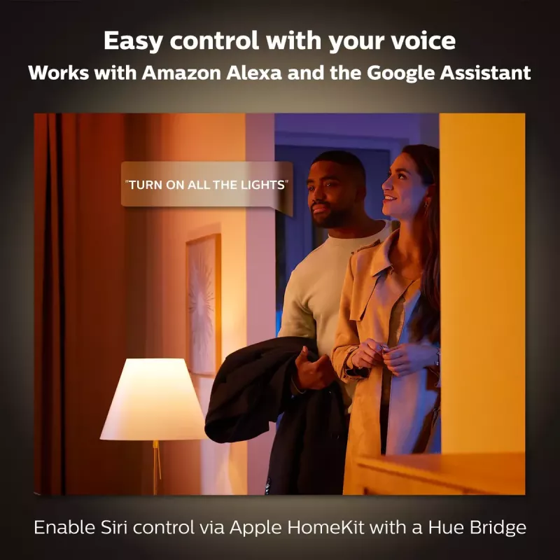 Smart bulb Philips Hue White and colour ambience Candle E14, Bluetooth/Zigbee, 5,3 W (2er-Pack)