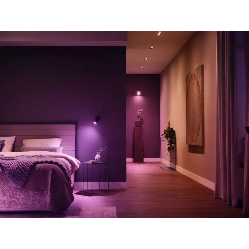 Philips Hue White & Color Ambiance MR16 GU5.3 smarte Spot-Lampe, 6,3 W, 2er-Pack