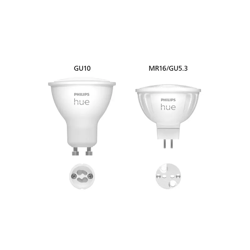 Philips Hue White & Color Ambiance MR16 GU5.3 smarte Spot-Lampe, 6,3 W, 2er-Pack