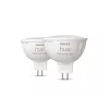 Philips Hue White & Color Ambiance MR16 GU5.3 smarte Spot-Lampe, 6,3 W, 2er-Pack