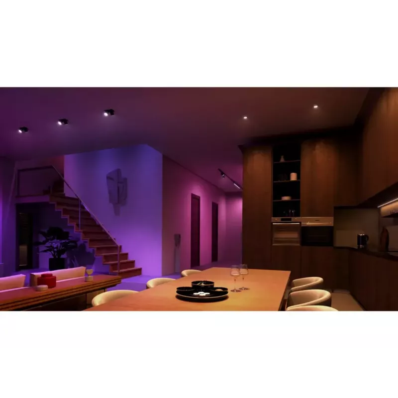 Philips Hue White & Color Ambiance MR16 GU5.3 smarte Spot-Lampe, 6,3 W, 2er-Pack