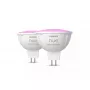 Philips Hue White & Color Ambiance MR16 GU5.3 smarte Spot-Lampe, 6,3 W, 2er-Pack