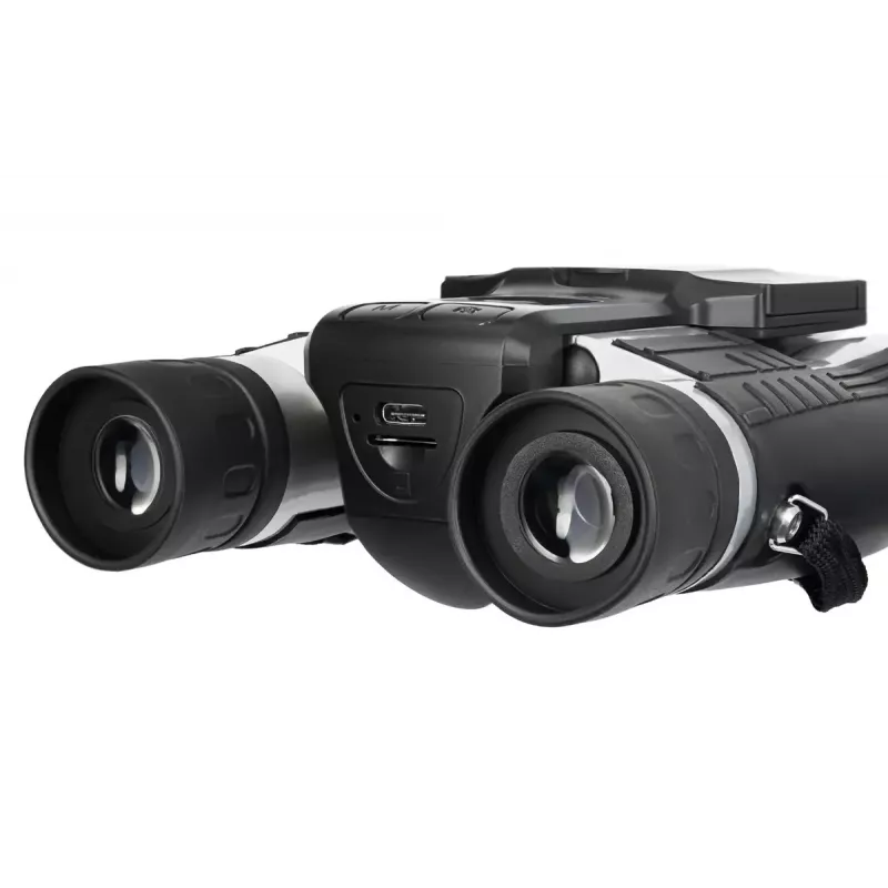 Fernglas Levenhuk Atom DB20 mit 20-facher Vergrößerung und integrierter 2-MP-Kamera, LCD-Anzeige