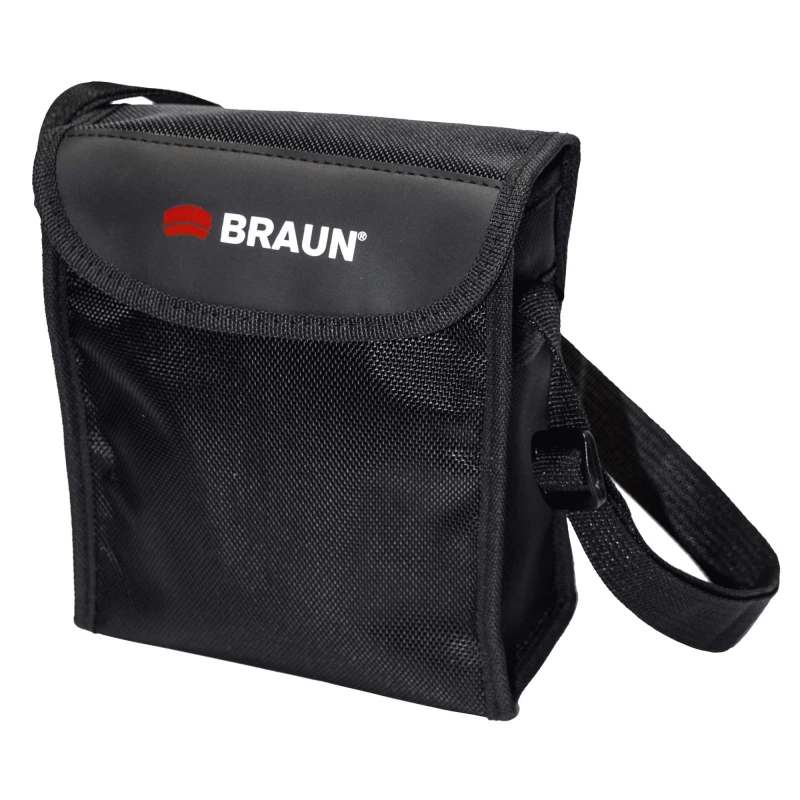 Braun Compagno 8 x 50 WP Fernglas BAK-4 Dach schwarz