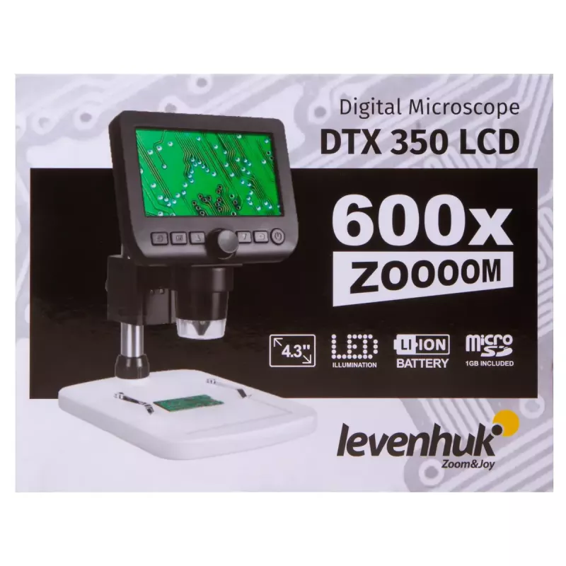 Digitalmikroskop Levenhuk DTX 350 LCD 600-fache Vergrößerung