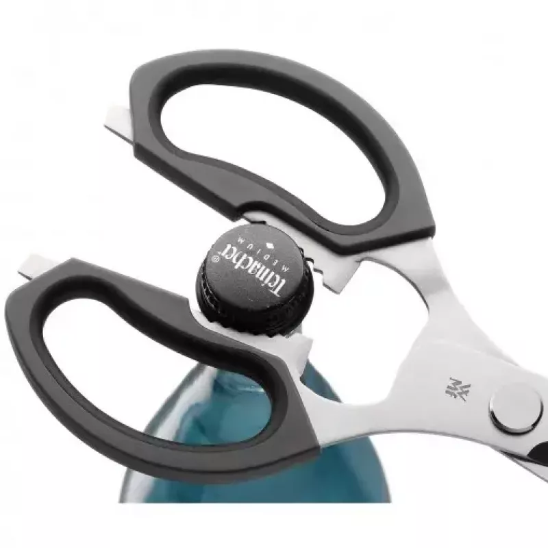 WMF 18.8246.9990 Universal-Haushaltsschere, Edelstahl/Kunststoff, 22 cm, Schwarz