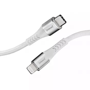 USB-Kabel Intenso Kabel USB-C TO LIGHTNING 1.5M 7902002 Weiß