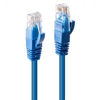 Lindy 2m Cat.6 U/UTP-Netzwerkkabel, Blau