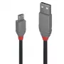 Lindy 5m USB 2.0 Typ-A auf Micro-B Kabel, Anthra Line