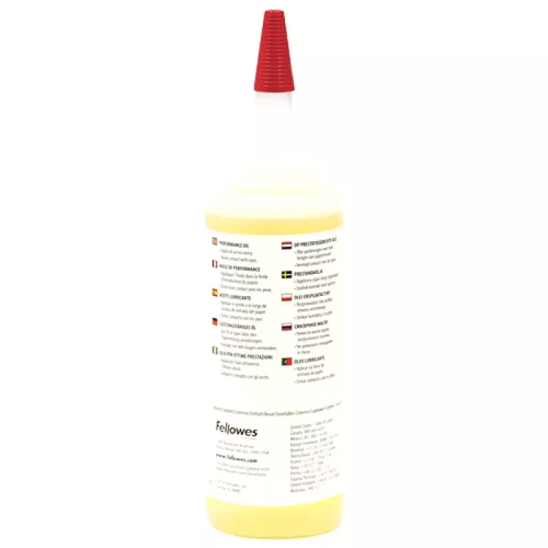 Fellowes 3608501 Aktenvernichter-Öl, 120 ml, gelb