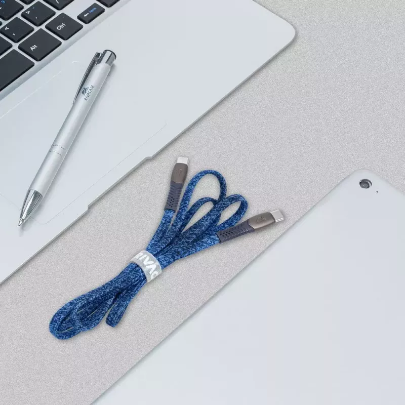 USB-Kabel Rivacase PS6105 BL12 USB 2.0 1,2 m USB-C Blau
