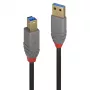 Lindy 1m USB 3.2 Typ A auf B Kabel, 5 Gbit/s, Anthra Line