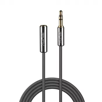 Lindy 0.5M 3.5MM AUDIOKABEL, CROMO LINE