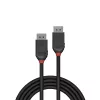 Lindy 0,5m DisplayPort 1.2 Kabel, Black Line