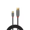 Lindy 3 m USB-2.0-Kabel Typ A auf C, Anthra Line