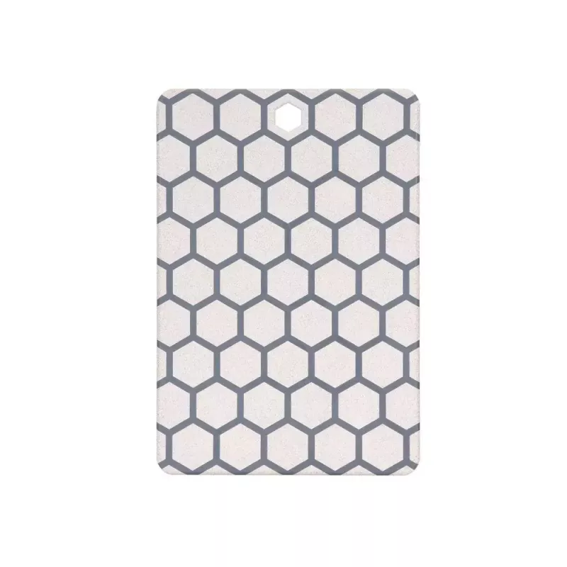 Schneidebrett RESTO 95401 rechteckig Kunststoff 138×200×8 mm grau/weiß