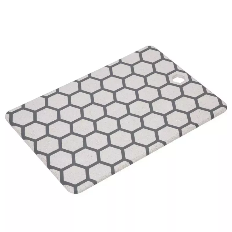 Schneidebrett RESTO 95401 rechteckig Kunststoff 138×200×8 mm grau/weiß