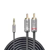 Lindy 2m 3,5mm auf Cinch Audiokabel, Cromo Line