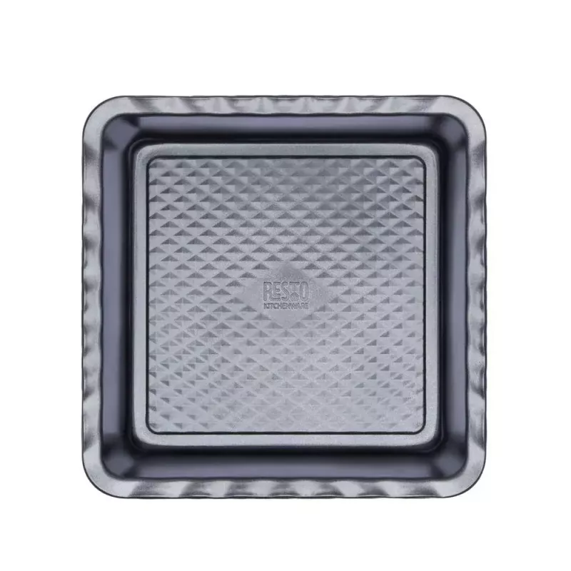 Lasagneform Resto Kitchenware 96115, rechteckig, Kohlenstoffstahl, 255x255x50 mm