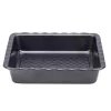 Lasagneform Resto Kitchenware 96115, rechteckig, Kohlenstoffstahl, 255x255x50 mm
