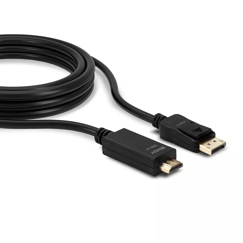 Lindy 1m DisplayPort-auf-HDMI-10.2G-Kabel