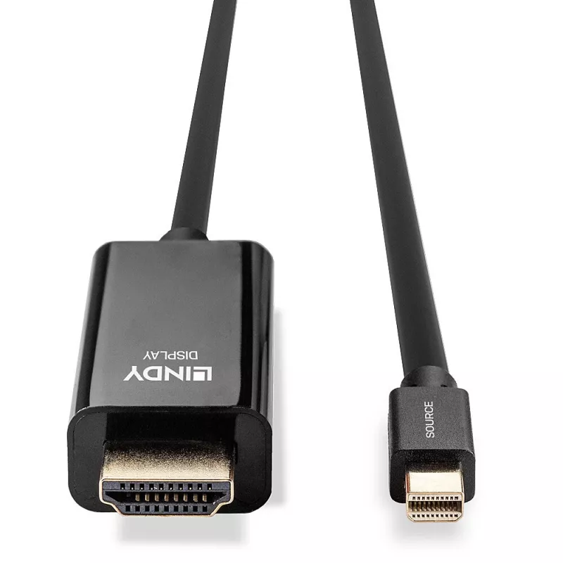 Lindy 36926 Mini-DisplayPort-auf-HDMI-Kabel, 1 m, passiv, 4K30