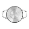 Resto Kitchenware Rigel 1,9 l runder Topf aus Edelstahl