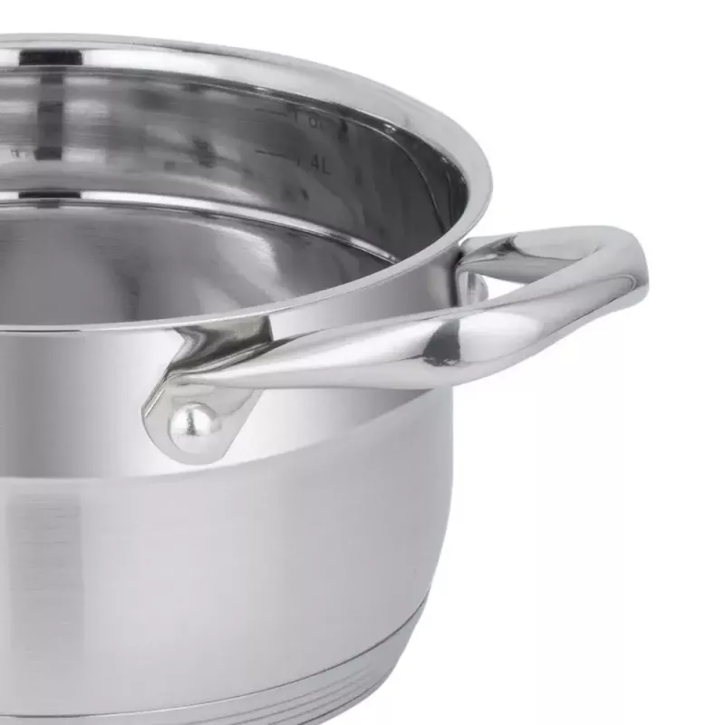 Resto Kitchenware Rigel 1,9 l runder Topf aus Edelstahl