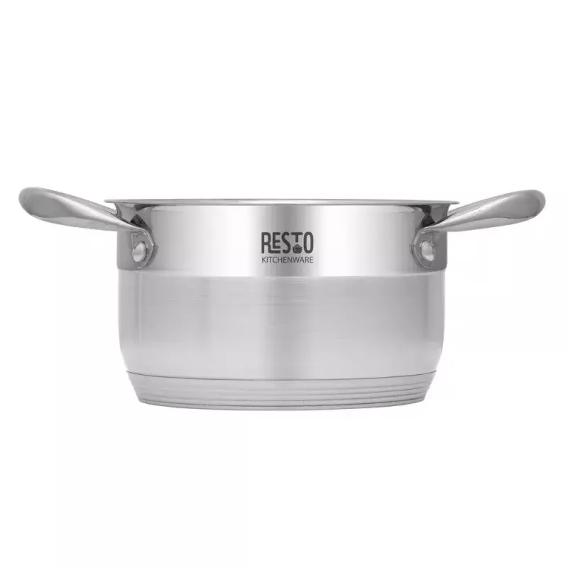 Resto Kitchenware Rigel 1,9 l runder Topf aus Edelstahl