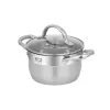 Resto Kitchenware Rigel 1,9 l runder Topf aus Edelstahl