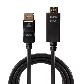 Lindy 3m DisplayPort auf HDMI 10.2G Kabel