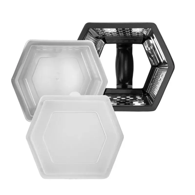 Kastenreibe Resto Kitchenware 95413 Schwarz Edelstahl