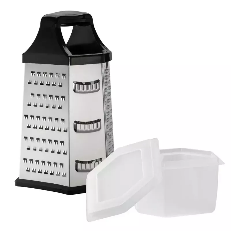 Kastenreibe Resto Kitchenware 95413 Schwarz Edelstahl