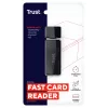 Trust Nanga 21935 Kartenleser, USB 3.1 Gen 1, Typ-A, SD/microSD/MS, Schwarz