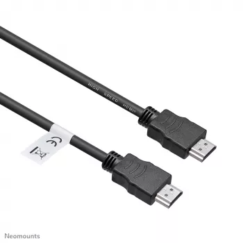 Neomounts HDMI15MM HDMI-Kabel – 5 Meter, 5 m, HDMI Typ A (Standard), HDMI Typ A (Standard), 10,2 Gbit/s, Schwarz