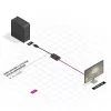 Lindy 41006 aktiver Konverter DisplayPort auf VGA, 0,15 m, Schwarz
