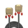Lindy 2m DVI-D Dual Link Kabel, Gold Line, 2 m, DVI-D, DVI-D, Stecker, Stecker, Grau