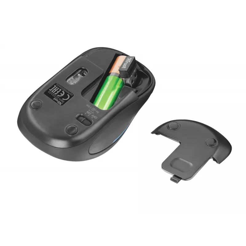 Trust Yvi FX Maus Office Beidhändig RF Wireless Optisch 1600 DPI