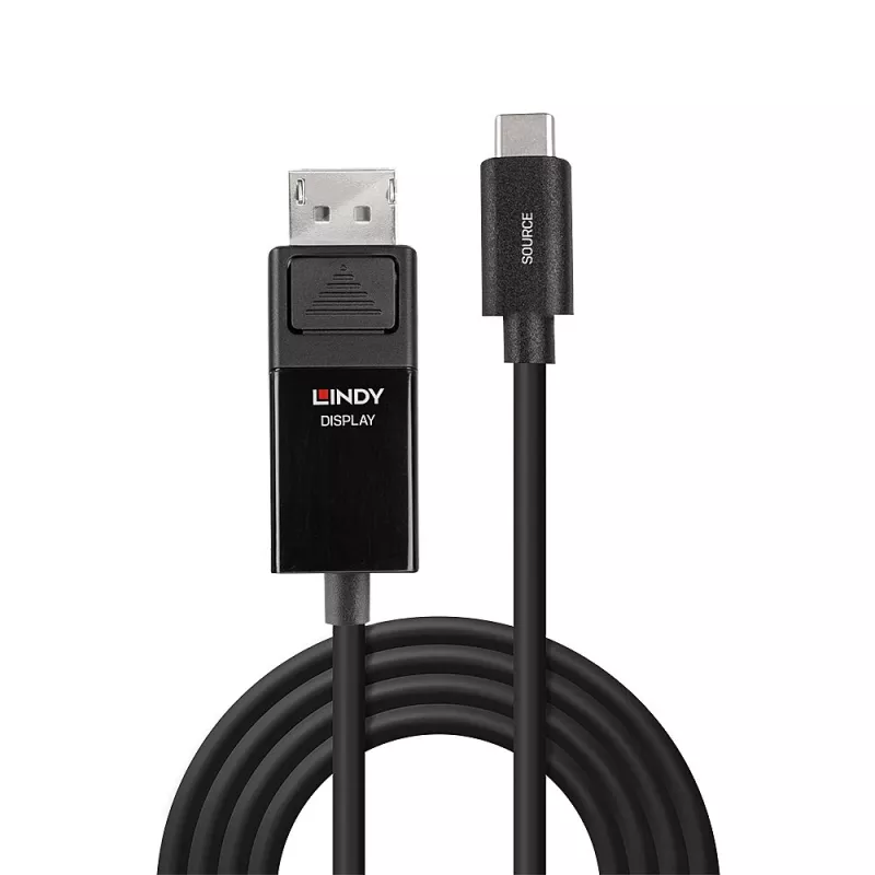 Lindy 2m USB Type-C auf DP 4K60 Adapterkabel mit HDR