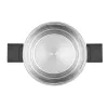 Resto Kitchenware Anser Kasserolle 3,2 l, rund, schwarz, Edelstahl