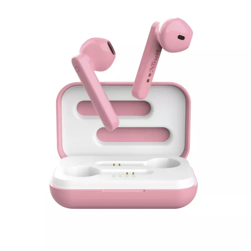 Trust Primo Headset True Wireless Stereo (TWS) In-Ear-Kopfhörer Anrufe/Musik Bluetooth Pink