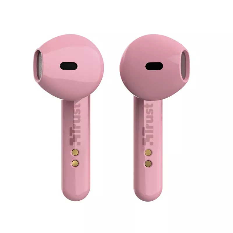 Trust Primo Headset True Wireless Stereo (TWS) In-Ear-Kopfhörer Anrufe/Musik Bluetooth Pink