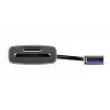 Trust Dalyx 24135 Kartenleser, USB 3.2 Gen 1, microSD/SD/SDHC/SDXC, Silber