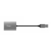 Trust Dalyx 24135 Kartenleser, USB 3.2 Gen 1, microSD/SD/SDHC/SDXC, Silber