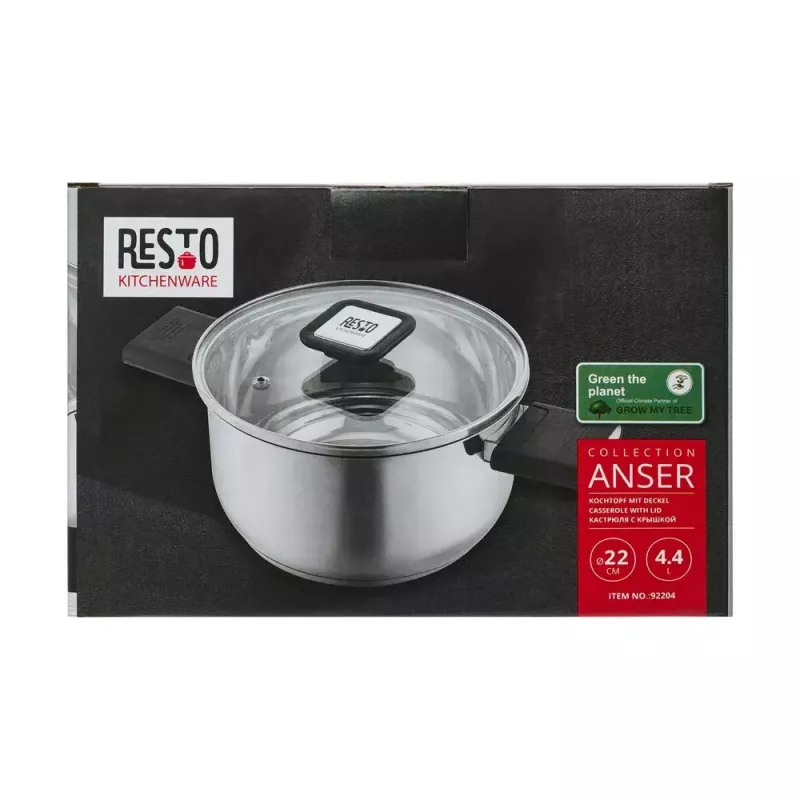 Resto 92204 Schmortopf, Ø 22 cm, 4,4 l