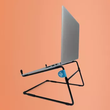 R-Go Tools Laptopständer R-Go Steel Office, geeignet für 10-22 Zoll, schwarz
